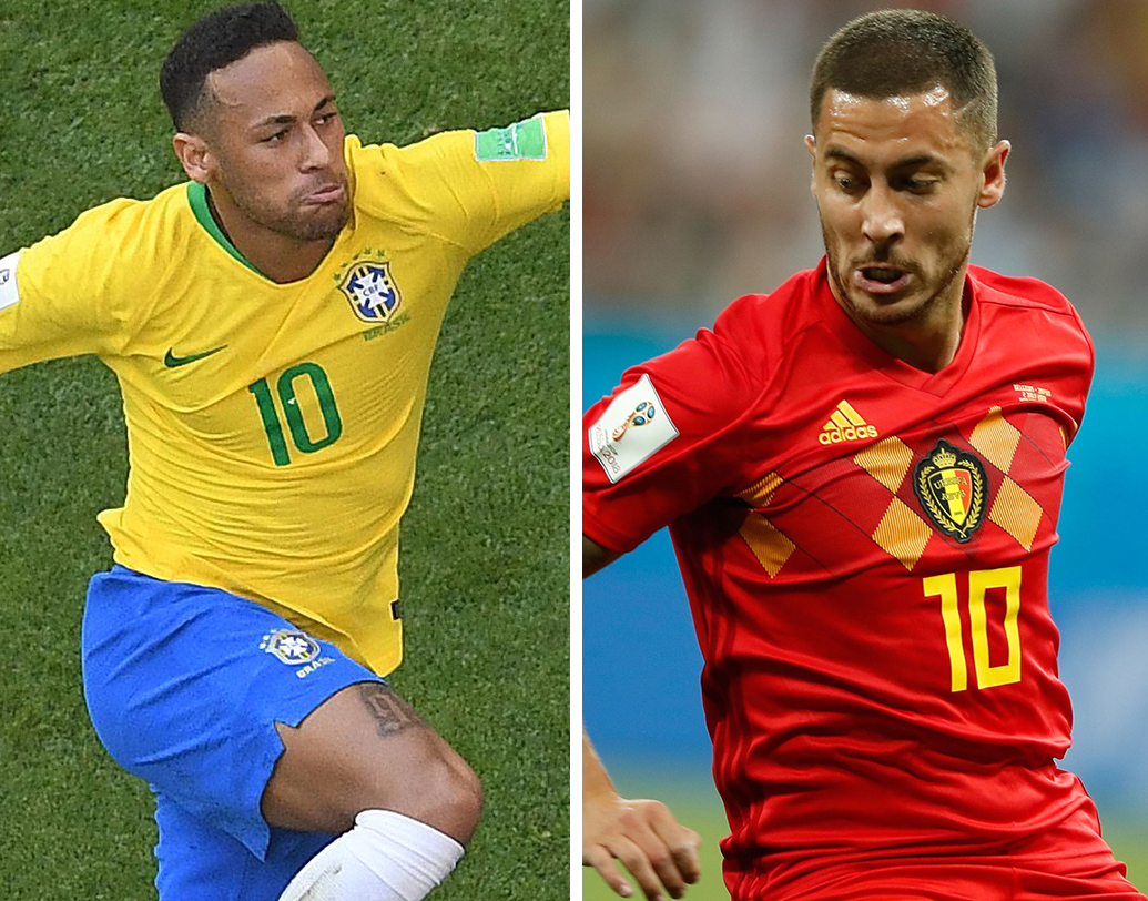 ব্রাজিল বনাম বেলজিয়াম: অনেকের মতে, এই বিশ্বকাপে ব্রাজিলের আসল তারকা নেমার নন, কুটিনহো। তবে মেক্সিকোর বিরুদ্ধে গোল করে সেই সমালোচনার জবাব দিয়েছেন নেমার। কিন্তু বেলজিয়াম যে নেমারকে ফাঁকা জায়গা দেবে না তা স্পষ্ট। লুকাকু, অ্যাজার, ফেলাইনিরা ০-২ পিছিয়ে থেকেও জাপানের বিরুদ্ধে ম্যাচ ৩-২ করেছেন। এই ম্যাচ ৬ জুলাই, শুক্রবার সাড়ে রাত ১১টায়।