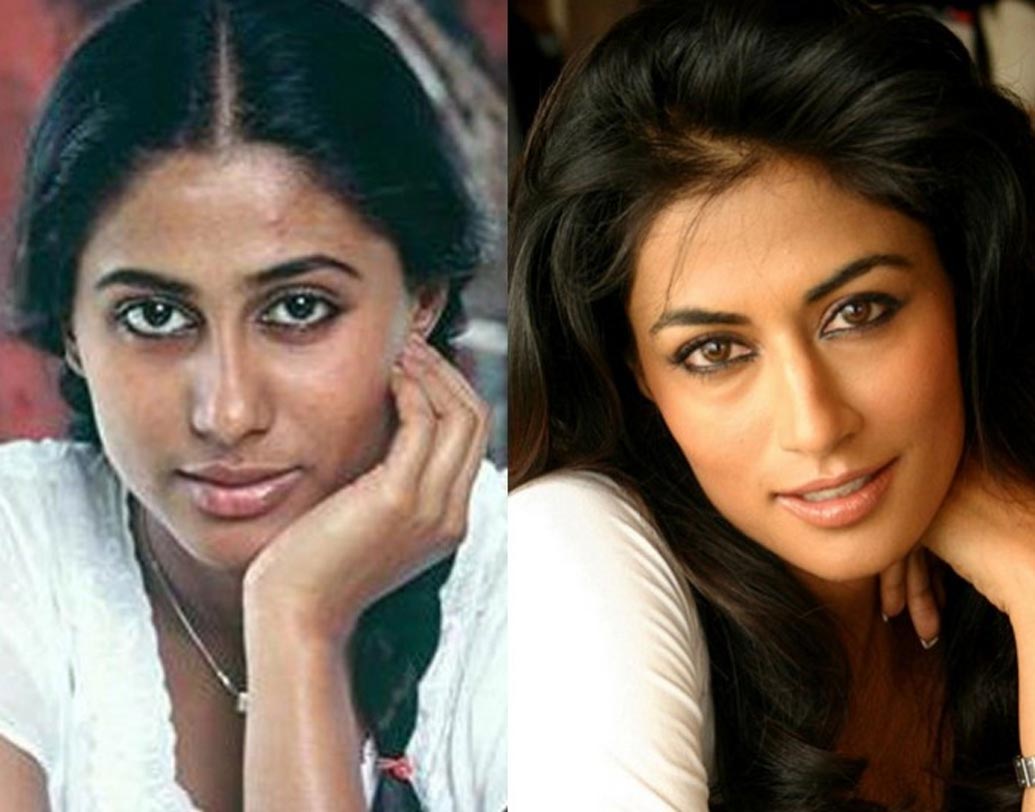 স্মিতা পটিল ও চিত্রাঙ্গদা সিং: অনেক সময়ই বেশ কিছু ফটোশুটে চিত্রাঙ্গদাকে তুলনা করা হয়েছে স্মিতার সঙ্গে। চিত্রাঙ্গদা নিজেই বলেন, ‘‘এই তুলনাটা আমার কাছে বিশাল প্রাপ্তি।’’ অল্প বয়সের স্মিতার সঙ্গে চিত্রাঙ্গদার মুখের বেশ মিল।