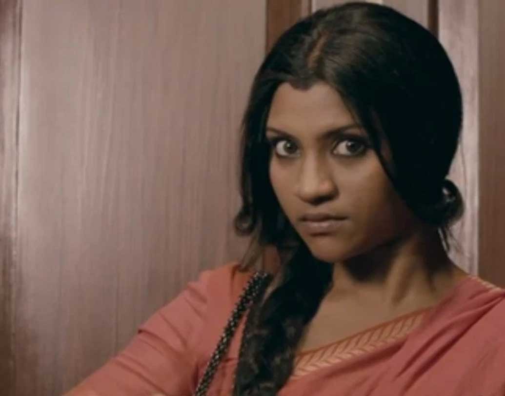 কঙ্কণা সেনশর্মা: ‘এক থি ডায়েন’ ছবিতে কঙ্কণা অভিনয় করেন অশরীরীর চরিত্রে। একেবারেই হাড়হিম করা মেক-আপ ছিল না। শুধুমাত্র অভিনয়ের গুণেই মন কেড়েছিলেন দর্শকদের।