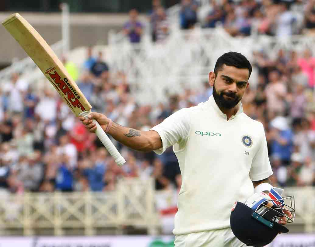 টেস্টে পঞ্চাশ বা তার বেশি রানকে শতরানে নিয়ে যাওয়ার ক্ষেত্রে ডন ব্যাডম্যানের পরই রয়েছেন তিনি। এখনও পর্যন্ত ৪১টি পঞ্চাশ বা তার বেশি রানের মধ্যে ২৩ বার শতরানে পৌঁছে গিয়েছেন বিরাট। যার শতকরা হার ৫৬.০৯।