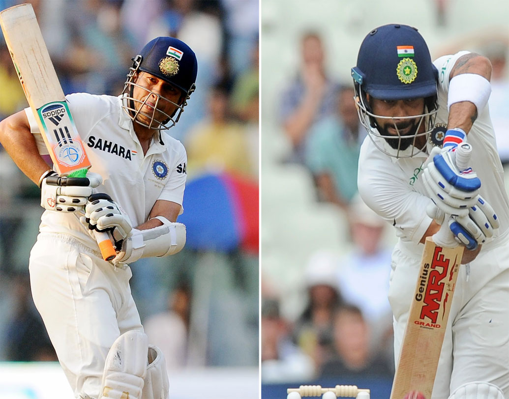 আমদাবাদ টেস্টে চার নম্বরে ব্যাট করতে নামেন সচিন। ট্রেন্ট ব্রিজে চার নম্বরে ব্যাট করতে নামেন বিরাট। আমদাবাদে ওপেনিং জুটি আউট হওয়ার পর ব্যাট করতে এসে সেঞ্চুরি করেন সচিন। টেন্টব্রিজে বিরাটের ভূমিকাও ছিল হুবহু এক।