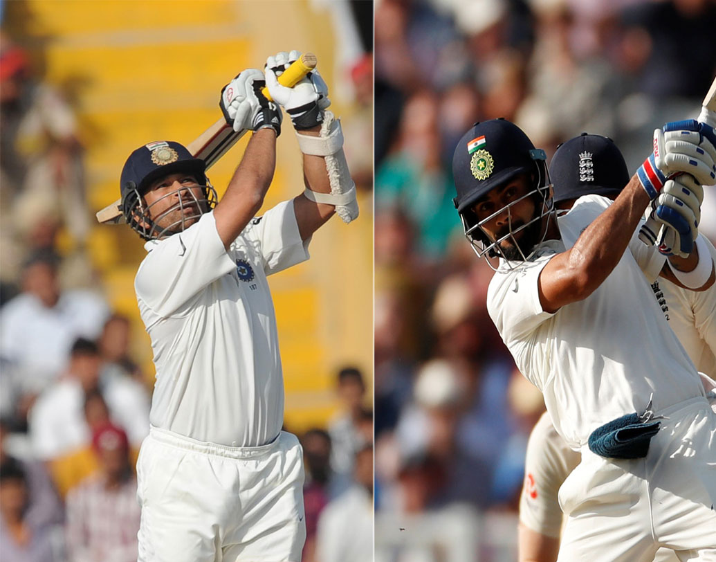 আমদাবাদ টেস্টে শতরানের পর সচিনের আন্তর্জাতিক শতরানের সংখ্যা দাঁড়িয়েছিল ৫৮। কাকতালীয় ভাবে ট্রেন্ট ব্রিজে তৃতীয় টেস্টে বিরাটের শতরানের পর বিরাটের আন্তর্জাতিক শতরানের সংখ্যা ৫৮।