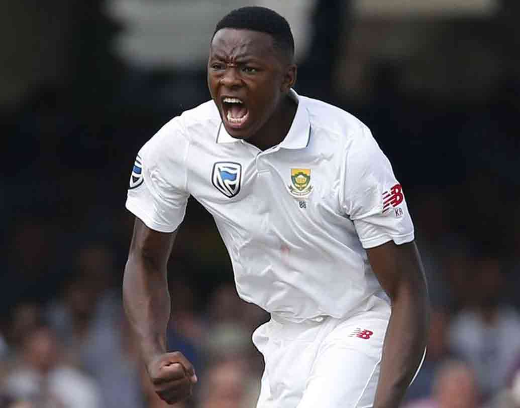 কাগিসো রাবাডা: প্রোটিয়া পেস আক্রমণের নয়া সেনসেশন এই ডানহাতির গড় গতি ১৪৫-১৪৮ কিমি/ঘণ্টা।