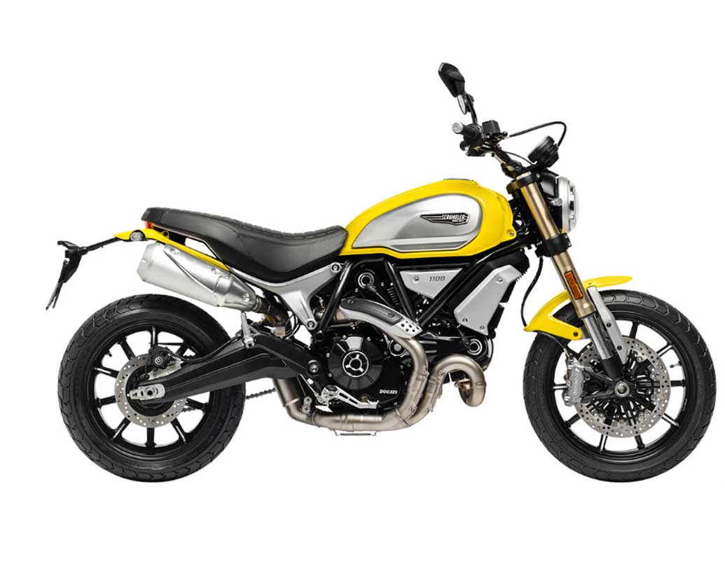 ডুকাটি স্ক্র্যাম্বলার: বেস স্ক্র্যাম্বলার ১১০০, স্ক্র্যাম্বলার ১১০০ স্পেশাল, স্ক্র্যাম্বলার স্পোর্ট তিন ধরনের বাইক নিয়ে এল ইতালির এই সংস্থাটি।