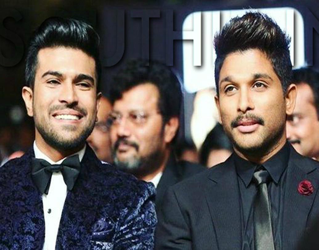 রামচরণ ও আল্লু অর্জুন: জ়ঞ্জির ছবিতে প্রথম প্রিয়াঙ্কা চোপড়ার বিপরীতে অভিনয় দিয়ে ডেবিউ হয় রামচরণের। এ দিকে দক্ষিণ ভারতীয় ছবির জগতে আল্লু অর্জুন রীতিমতো বিখ্যাত হিরো। তবে রামচরণও টলি ইন্ডাস্ট্রিতে বিখ্যাত।