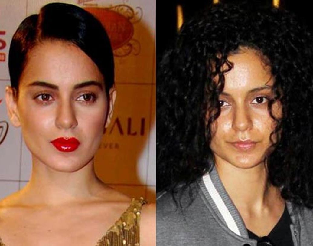 কঙ্গনা রানাওয়াত: মেক আপ ছাড়া, ততটাও কি গ্ল্যামারাস লাগছে ‘তন্নু ওয়েডস মন্নু’ নায়িকাকে? যদিও কোঁকড়ানো চুলের জন্য চিনতে অসুবিধা হচ্ছে না।