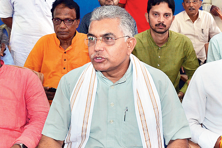 BJP Dilip Ghosh feels party worker's dissatisfaction in Tamluk