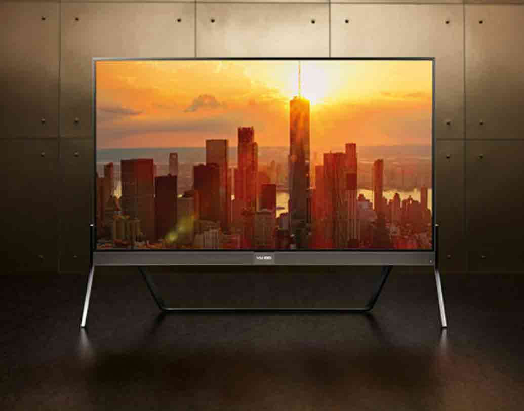 ভিইউ-র এই টিভির স্ক্রিন সাইজ ২২৪টা আই ফোনের সমান। এতে থাকছে মাল্টিডিভাইস কানেক্টিভিটির সুবিধাও।খেলা যাবে থ্রিডি গ্রাফিকস গেমও।