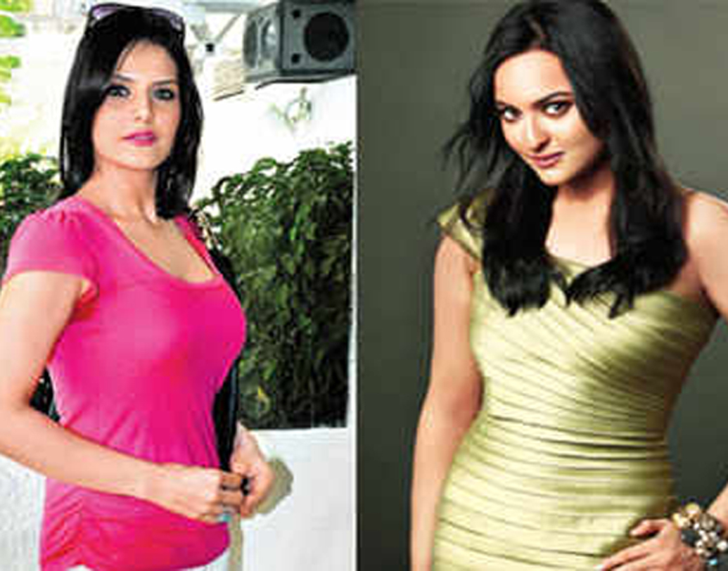 সোনাক্ষী ও জ়ারিন খানের মধ্যে চুলোচুলি একটা গান নিয়ে! ‘রেডি’ ছবিতে ‘ক্যারাকটার ঢিলা’ গানটিতে জ়ারিন জনপ্রিয়তা পাওয়ায় সোনাক্ষী তুমুল ক্ষেপে গিয়েছিলেন।