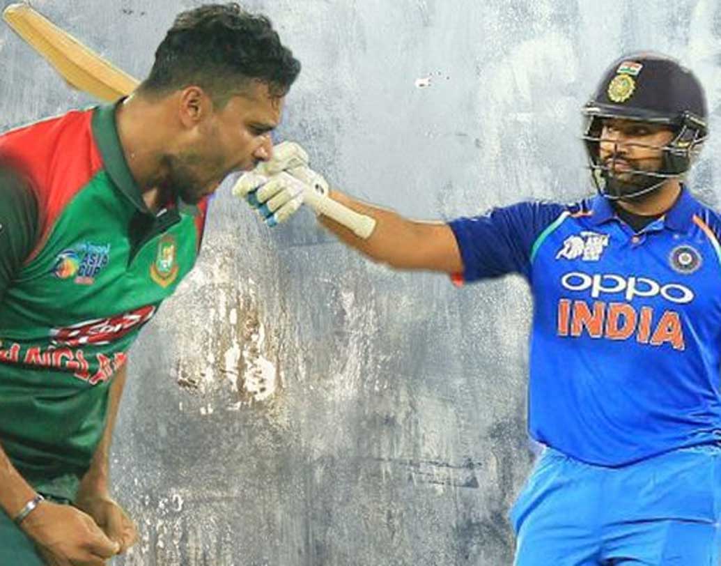 এশিয়া কাপে আজকের ম্যাচের আগে মোট ৩৩ বার মুখোমুখি হয়েছে ভারত-বাংলাদেশ। ভারত জিতেছে ২৭টি, বাংলাদেশ ৫টি, একটি অমীমাংসিত।