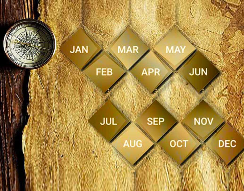 Reasons behind English calendar's months' name dgtl