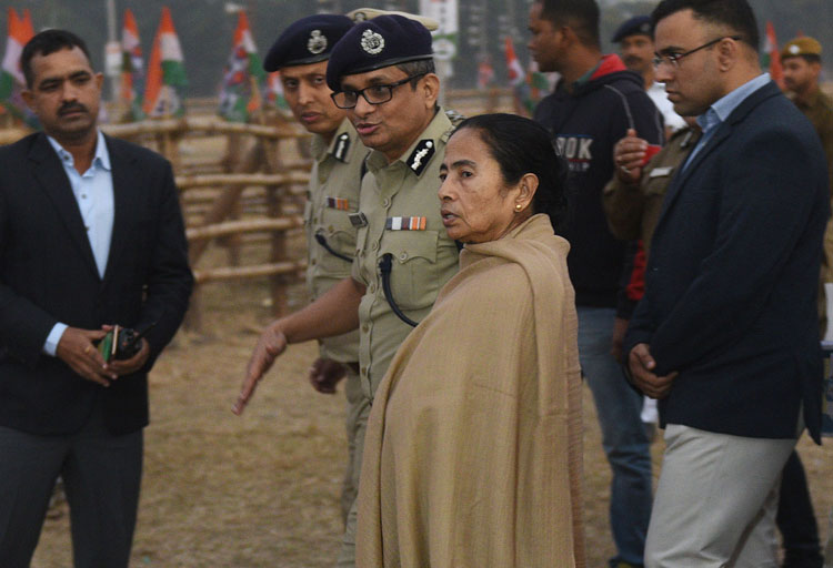 Kolkata police security arrangement for TMC Brigade Rally dgtl