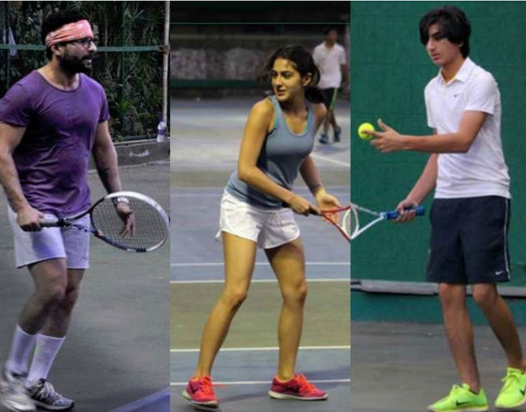 নিয়মিত জিমে যান সারা। শুধু তাই নয়, ভাই ও বাবার সঙ্গে চুটিয়ে টেনিস খেলেই ঘাম ঝরান অভিনেত্রী।