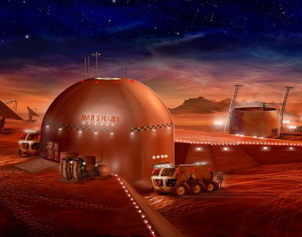 মঙ্গলের মাটিতে ষড়ভুজাকৃতি বাড়িও মন্দ লাগবে না বলে ধারণা বিজ্ঞানীদের। দেড় হাজারবর্গফুট জায়গাতেই হয়ে যাবে এই বাড়ি। চাপ ও গ্যাসের ভারসাম্য রাখতে বাড়ির ছাদটি খোলা বা বন্ধ করা যাবে। ডিজাইনগুলি পছন্দ হয়েছে মার্কিন মহাকাশ গবেষণা সংস্থা নাসার।