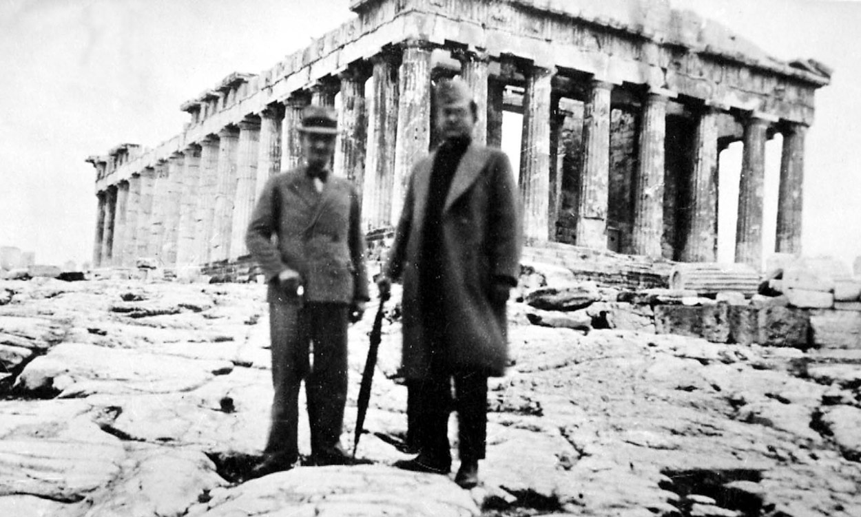 অ্যাথেন্স-এ সুভাষচন্দ্র বসু।