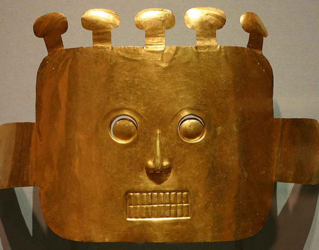 Ancient huge Gold mask found from a sugarcane farm dgtl