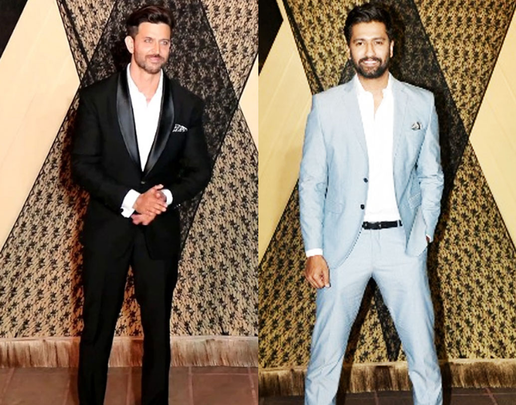 হৃতিক রোশন এবং ভিকি কৌশলও এসেছিলেন নবদম্পতিকে শুভেচ্ছা জানাতে।