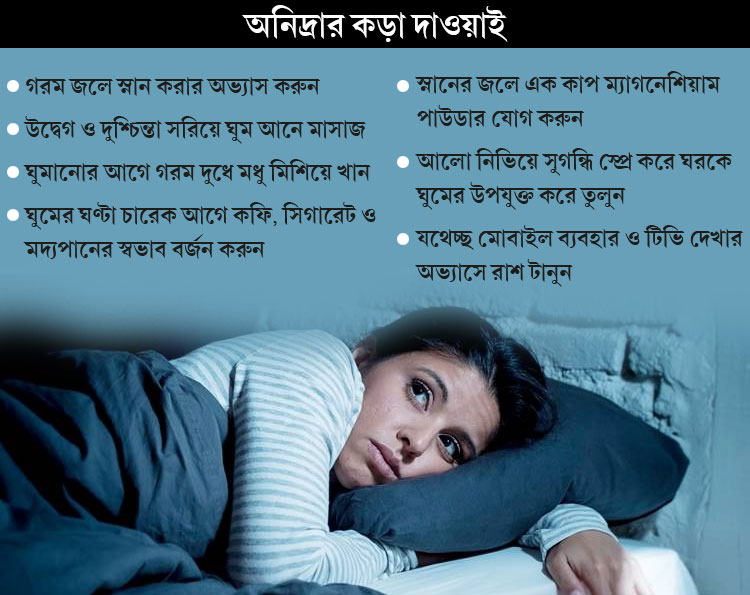 দ্রুত ঘুম আসার উপায়: সহজ ও কার্যকর পদ্ধতি