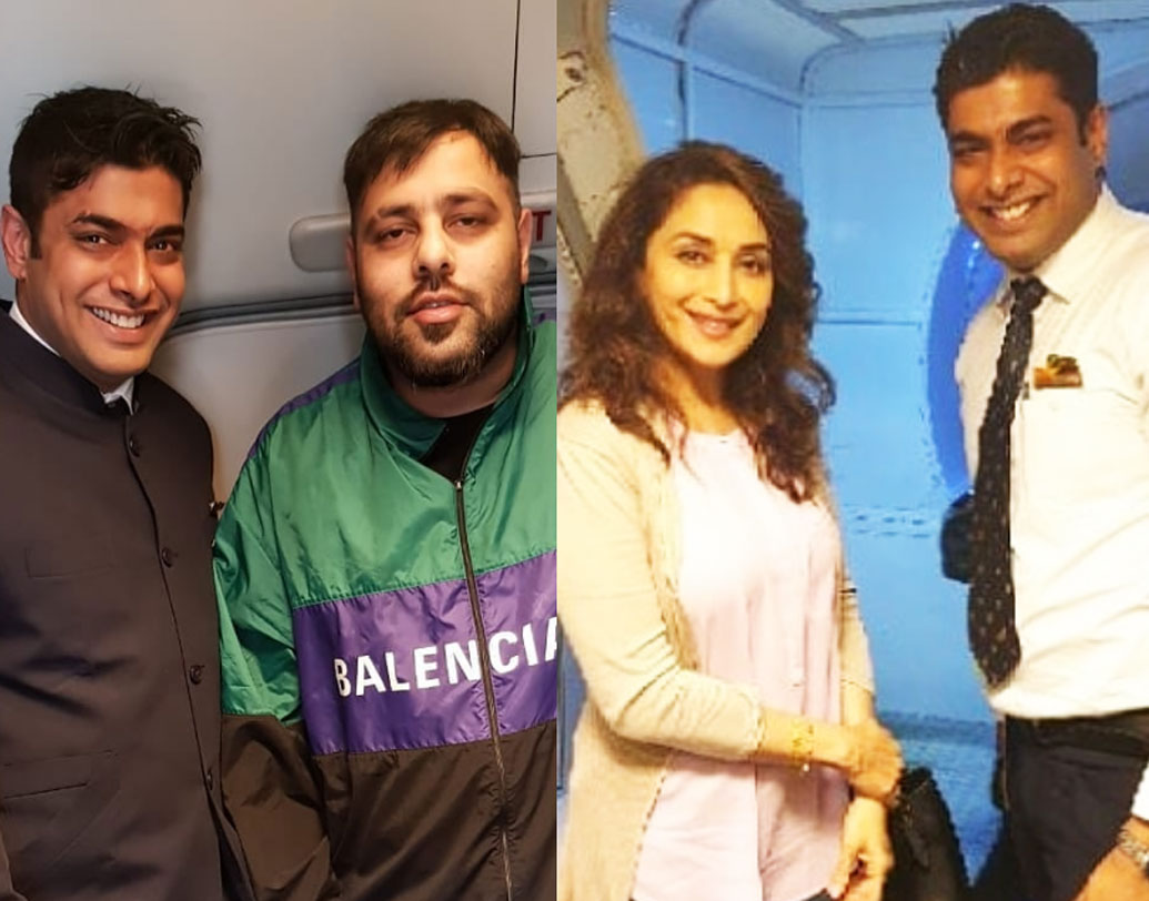 মাঝে মধ্যে তারকাদের সঙ্গেও ইনস্টাগ্রামে ছবি শেয়ার করতে দেখা যায় রোশন সিংহকে। কখনও মাধুরী দীক্ষিত, কখনও আবার র‌্যাপার বাদশার সঙ্গে ছবি পোস্ট করেন এই কেবিন ক্রু।