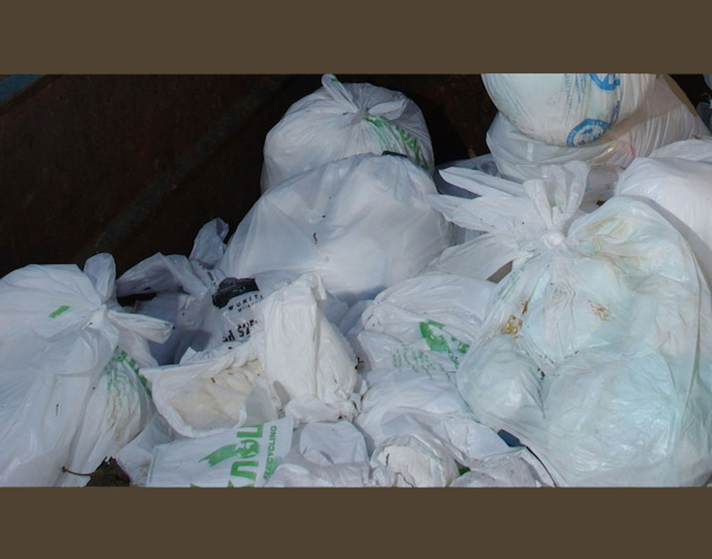 ডায়াপারের থেকে বিশেষ পদ্ধতিতে আলাদা করা হয় বর্জ্য। একটি যন্ত্র ডায়াপারের মধ্যে থাকা পদার্থগুলিকে আলাদা করে, অন্য যন্ত্রটি ব্যবহৃত ডায়াপার গুঁড়ো করে, ফ্লাশ করে দেয় বর্জ্যগুলি। দুটি অংশ আলাদা হয় যায় কমোডেই। তাই ‘ফ্লাশেবল অ্যাডাল্ট ডায়াপার’-এর ভাবনা।