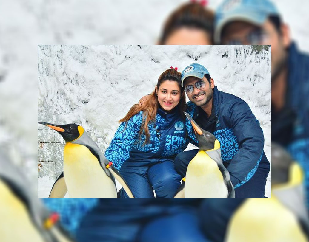 ‘স্কি’ করেছেন একসঙ্গে। ছবির পাশাপাশি সেই অভিজ্ঞতার ভিডিয়োও শেয়ার করেছেন অঙ্কুশ।