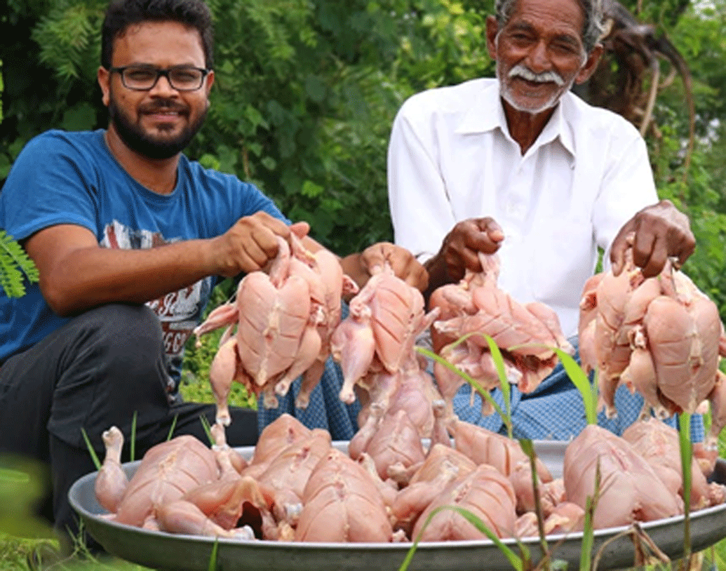 গর্ত করে তার উপর ইট সাজিয়ে উনুন বানানো। জঙ্গল থেকে কাঠ কেটে আনা, আর তারপর সেই কাঠের টুকরো দিয়ে উনুন ধরানো। এ ভাবেই শুরু হত গ্র্যান্ডপার রান্না।