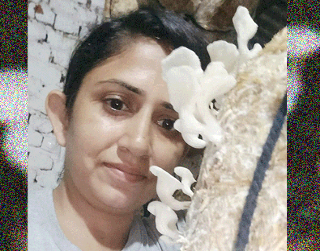 ১৫ বছর চাকরি করা মনিকা চাকরি ছেড়ে নিজের কিছু ব্যবসা শুরু করার কথা ভাবছিলেন। তাঁর স্বামীর এক বন্ধু প্রথম তাঁকে মাশরুম চাষের পরামর্শ দেন।