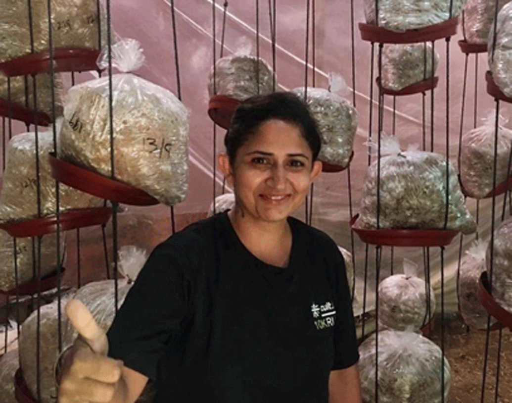 মাশরুম চাষের পদ্ধতি এবং মাশরুমের উপকারিতা নিয়ে প্রশিক্ষণ দেওয়া হয় সেখানে।