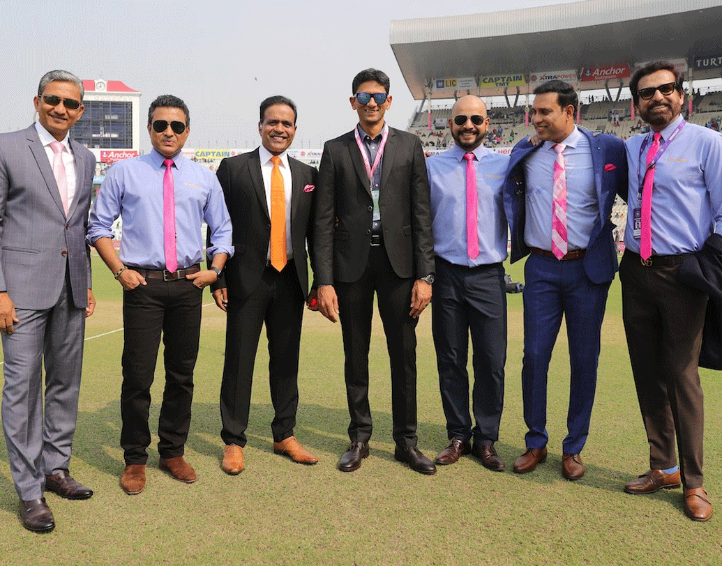 ঐতিহাসিক টেস্টের সাক্ষী থাকতে ইডেনে উপস্থিত সচিন তেন্ডুলকর, কুম্বলে-সহ বহু প্রাক্তন তারকা।