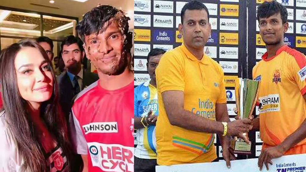 তামিলনাড়ু প্রিমিয়ার লিগ-এর ৭ ম্যাচে ১০ উইকেট এবং ঘরোয়া ক্রিকেটে পারফরম্যান্স দেখে তাঁকে বলা হত ‘ভারতের মুস্তাফিজুর রহমান’। ২০১৭ সালে তাঁকে তিন কোটি টাকার বিনিময়ে দলে নেয় কিংস ইলেভেন পঞ্জাব। সে বছর তাঁর বেস প্রাইস ছিল মাত্র দশ লক্ষ টাকা।