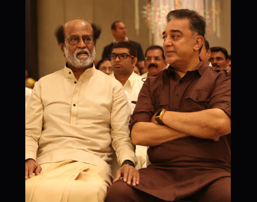 উপস্থিত ছিলেন কমল হাসনও। রজনীকান্তের সঙ্গেও বিয়ের আচারের বেশ কিছু কাজে সাহায্য করেছেন তিনি।