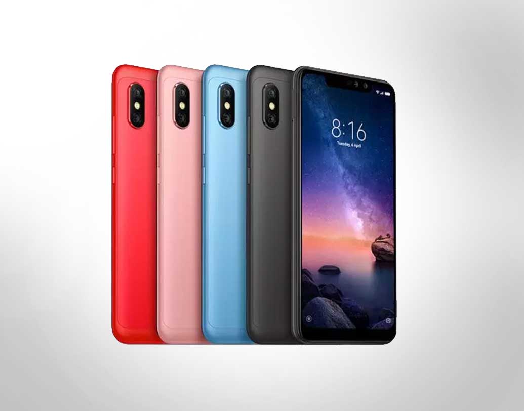 রেডমি নোট প্রো ৬: ৬৪ জিবি স্টোরেজ মডেলের দুই ধরনের ফোনে রয়েছে ৪ জিবি-৬ জিবি র‌্যাম। ৬.২ ইঞ্চির ফুল এইচডি ডিসপ্লে।