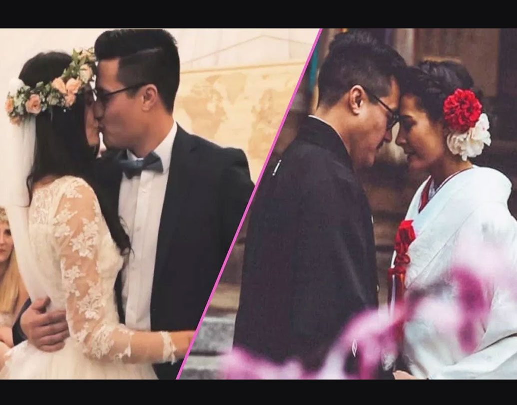 ক্যালিফোর্নিয়ার এক দম্পতি অন্তত তাই করেছেন। কেঞ্জি ও টেলর তানিগুচি প্রথমবার বিয়ে করেন ক্যালিফোর্নিয়ায়।