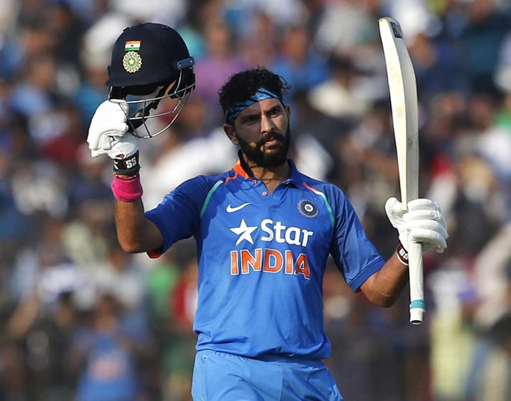 পাঁচে নামবেন অবশ্যই যুবরাজ সিং। ২০১১ বিশ্বকাপের সেরা ক্রিকেটার তিনি। বিশ্বকাপে মোট ২৩ ম্যাচে ৫২.৭১ গড়ে করেছেন ৭৩৮ রান। একইসঙ্গে বাঁ-হাতি স্পিনে ২৩.১০ গড়ে নিয়েছেন ২০ উইকেট। বাঁ-হাতিকে ওভারের ফরম্যাটে ভারতের সর্বকালের অন্যতম সেরা হিসেবে গণ্য করা হয়।