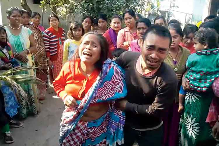 Young man arrested for murdering wife and infant child