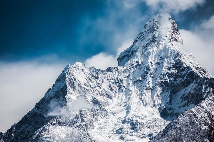 Glaciers in Himalayan Mountains are melting 65 percent faster.