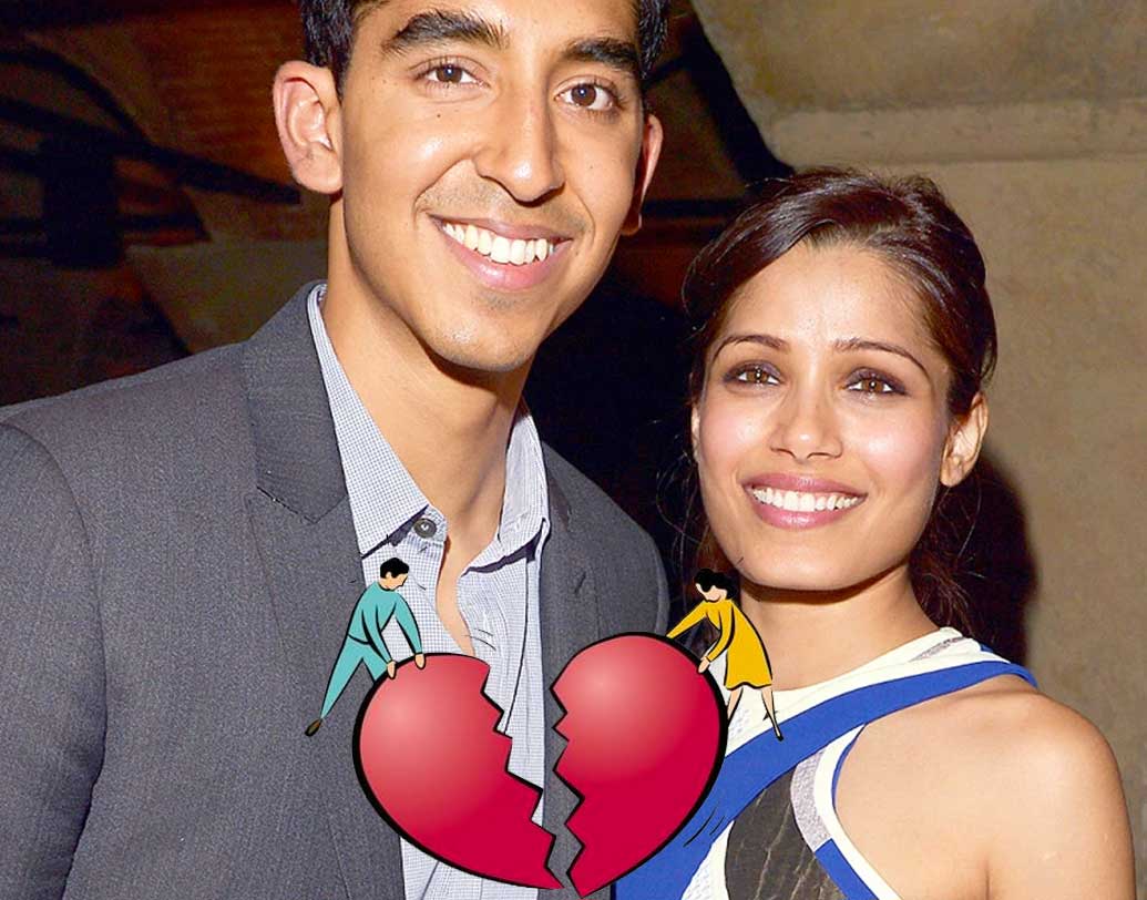 দেব পটেল ও ফ্রিডা পিন্টো: শোনা যায় প্রায় ছয় বছরের সম্পর্ক ছিল তাঁদের। লিভ ইনের কথা শোনা গেলেও তাঁরা কেউ অবশ্য তা মানতে চাননি। কিন্তু, হঠাৎই ভেঙে যায় সম্পর্ক। ঠিক কী কারণে সম্পর্কের অবনতি, তা কেউ স্পষ্ট করেননি।