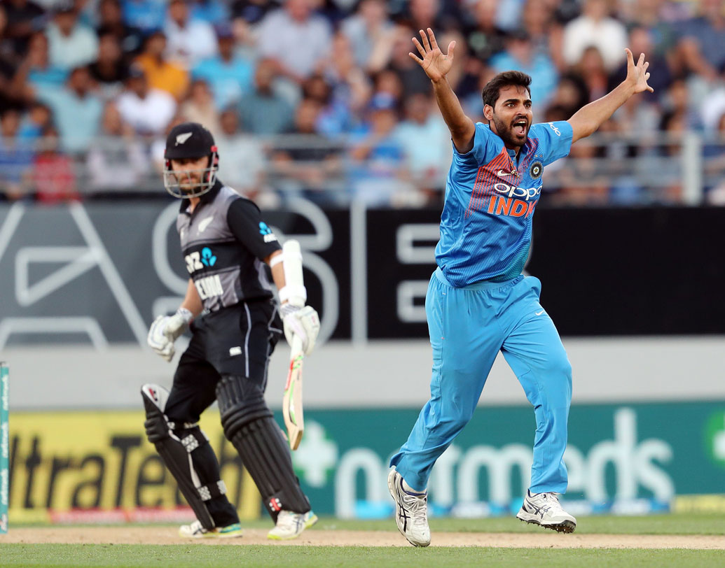 নিউজিল্যান্ডের ব্যাটিং ব্যর্থতাও এ ম্যাচে ভারতের জয়ের অন্যতম কারণ। ওয়েলিংটনে জয়ের নায়ক টিম সাইফার্ট বা কেন উইলিয়ামসন, কলিন মুনরোরা এ ম্যাচে বড় রান পাননি। রস টেলর (৩৬ বলে ৪২) এবং কলিন ডি’গ্র্যান্ডহম (২৮ বলে ৫০) চেষ্টা করলেও ইনিংসের শেষ পর্যন্ত টিকে থাকতে পারেননি। ফলে মাত্র ১৫৮ রানেই কিউয়িদের ইনিংস শেষ হয়।