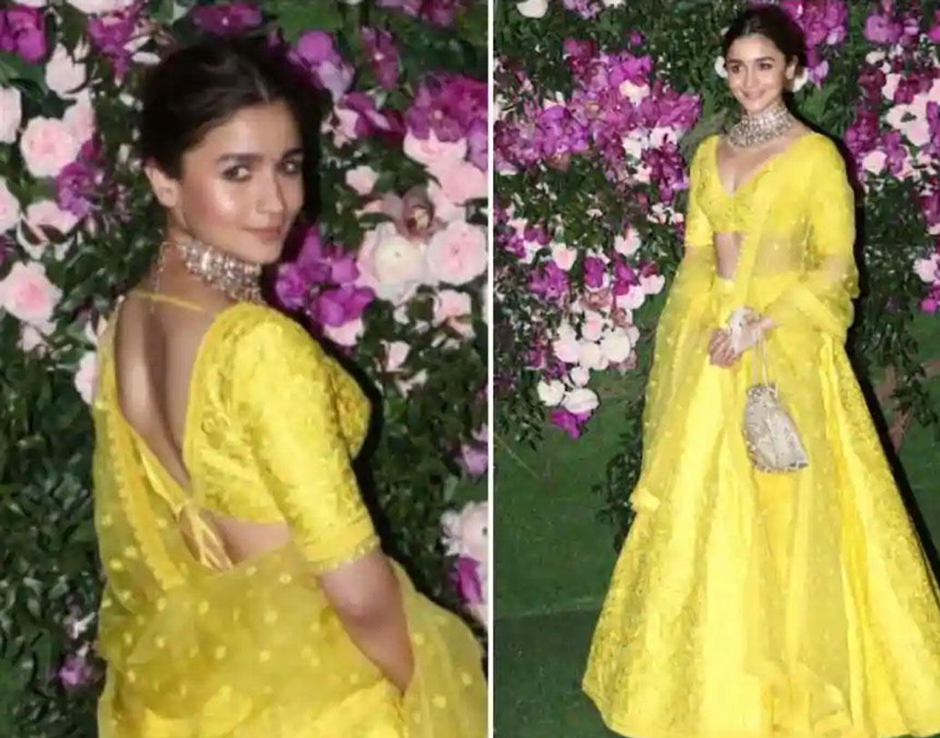 বলিউড নায়িকা আলিয়া ভট্ট ঢাকাইয়ের লেহেঙ্গায় মাত করলেন।