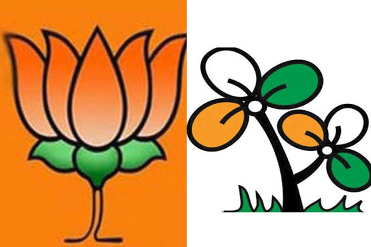 TMC members has allegedly beaten two BJP leaders in Goghat