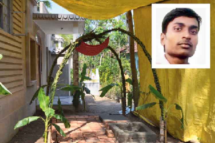 শোক: গৃহপ্রবেশের জন্য সব আয়োজন করা হয়ে গিয়েছিল। নিজস্ব চিত্র