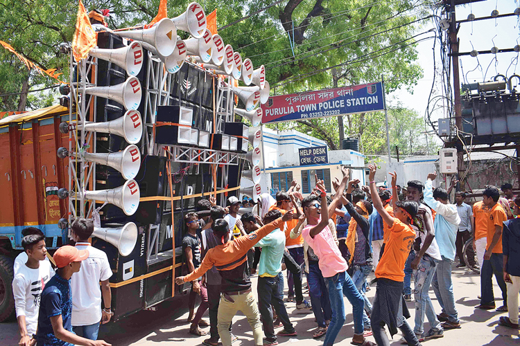 TMC is also joined in ram navami celebration in Purulia