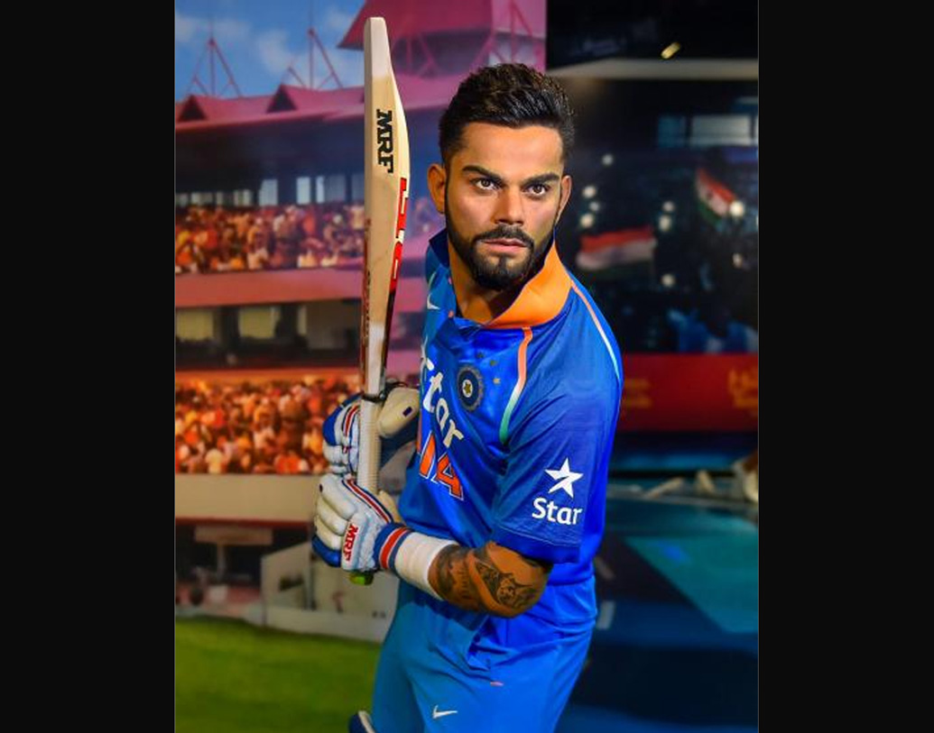 ২০১৮ সালের ৬ জুন ভারতীয় ক্রিকেট দলের অধিনায়ক বিরাট কোহালির মোমের মূর্তি বসে দিল্লির মাদাম তুসো জাদুঘরে।