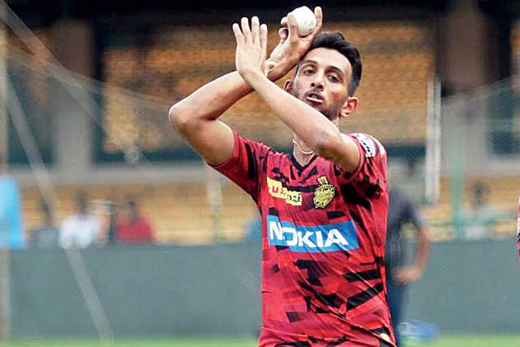 IPL 2019: Bolwing to Andre Russell is ideal for net practice said Prasidh Krishna