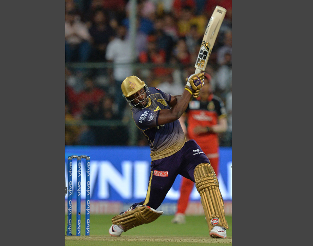 চলতি আইপিএলে এখনও পর্যন্ত চার ম্যাচে ২০৭ রান করেছেন রাসেল। স্ট্রাইক রেট ২৬৮.৮৩।