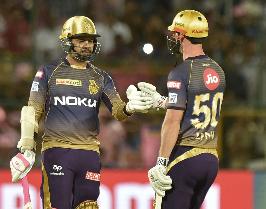 ক্রিস লিন-সুনীল নারাইনের ওপেনিং জুটি। এই জুটির কাছে হার মানতে বাধ্য হয়েছে স্টিভ স্মিথরা।