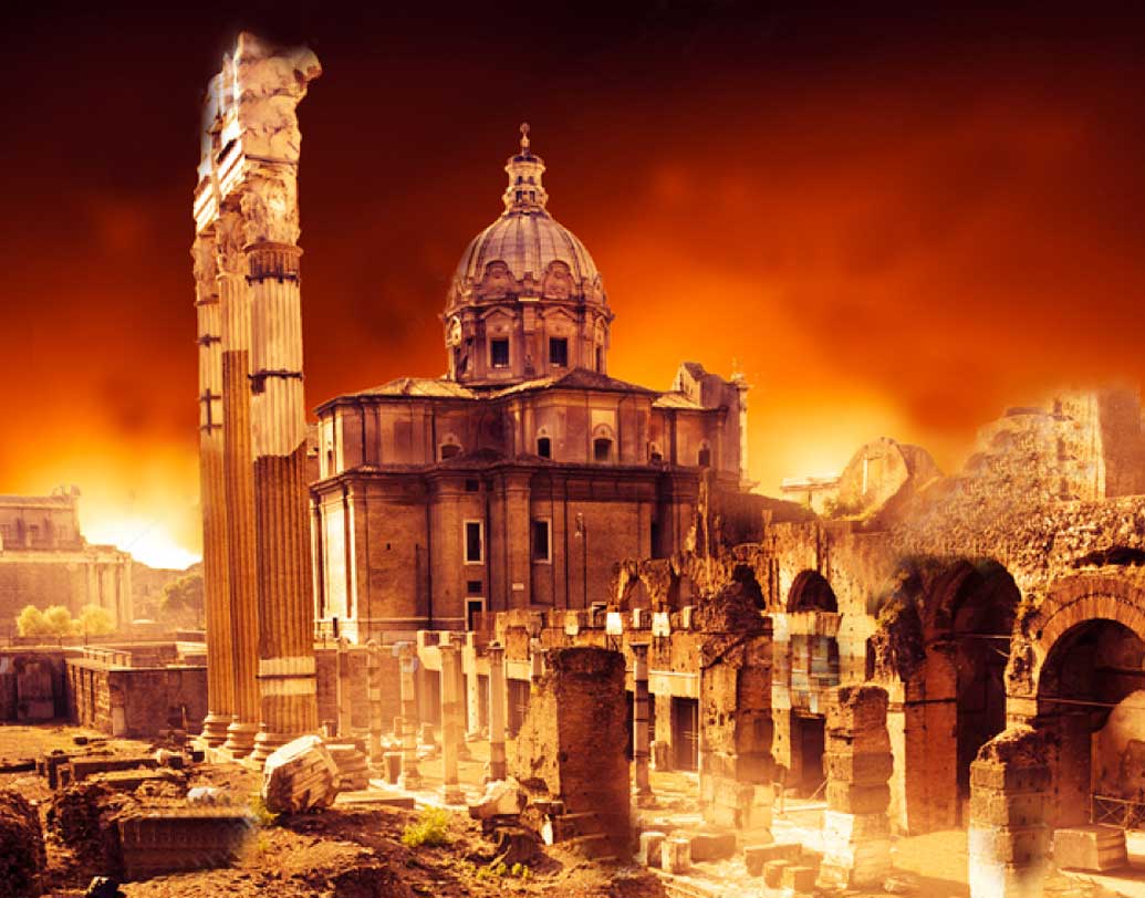 এ ছাড়াও ইতিহাসে উল্লেখ রয়েছে যে, চোখের সামনে রোম যখন পুড়ছিল, তখন প্রাসাদে দাঁড়িয়ে বেহালা বাজাচ্ছিলেন নিরো। পরে তত্কালীন সংখ্যালঘু  খ্রিস্টানদের ঘাড়ে অগ্নিকাণ্ডের দায় চাপিয়ে দেন তিনি। তার জন্য কিছু খ্রিস্টানকে নিষ্ঠুর ভাবে হত্যাও করেছিলেন।