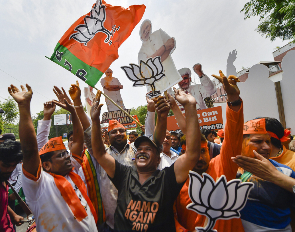 General Election Results 2019: Photogallery of BJP's celebration dgtl