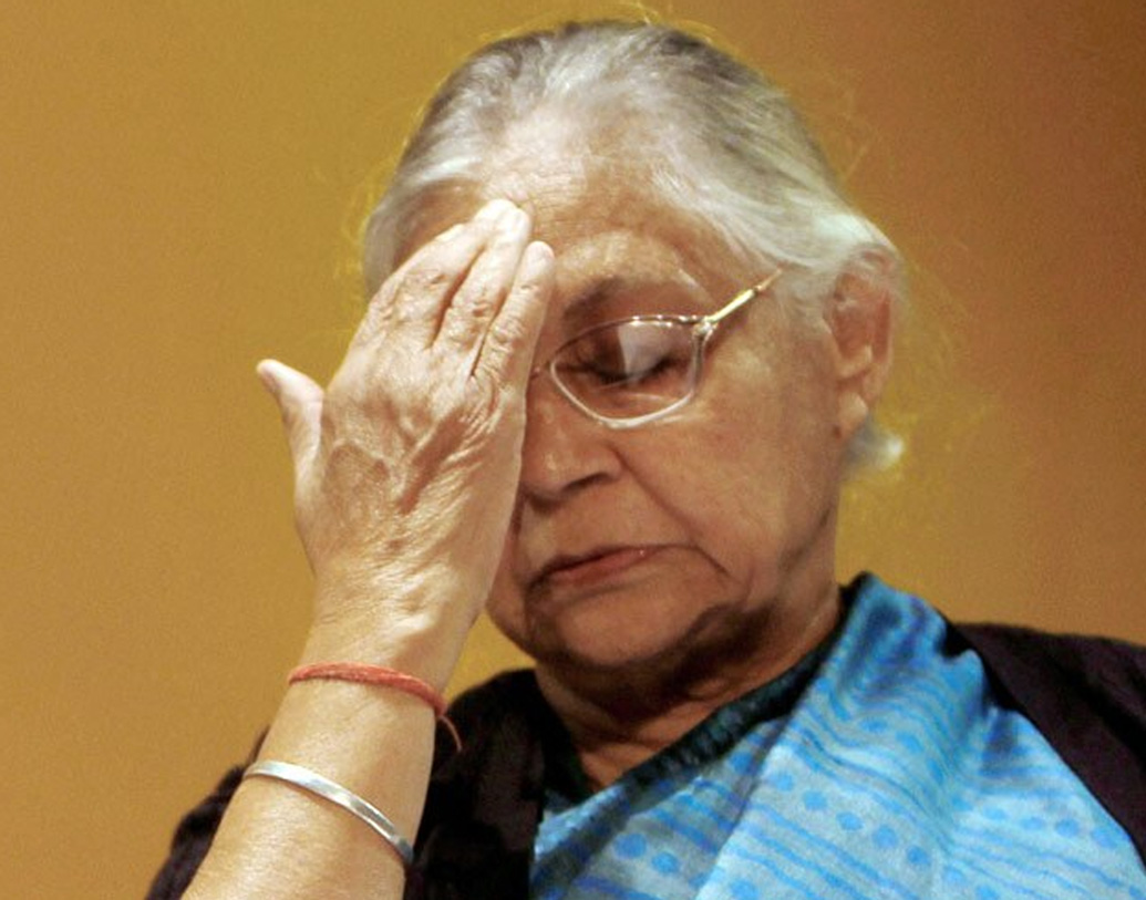 শীলা দীক্ষিত প্রতিদ্বন্দ্বিতা করেছিলেন দিল্লি উত্তর-পূর্ব থেকে। তিনি বিজেপি প্রার্থী মনোজ তিওয়ারির কাছে পরাজিত হলেন ৩,৬৬১০২ ভোটে।