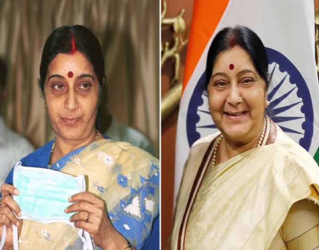 সুষমা স্বরাজ: পেশায় আইনজীবী। এক সময় সুপ্রিম কোর্টেও প্র্যাকটিস করেছেন। সাতের দশকে সঙ্ঘের শাখা সংগঠন অখিল ভারতীয় বিদ্যার্থী পরিষদে যোগ দেন। জরুরি অবস্থার পর বিজেপিতে চলে আসেন। তিনি-ই দিল্লির প্রথম মহিলা মুখ্যমন্ত্রী। ইন্দিরা গাঁধীর পর তিনি দেশের দ্বিতীয় মহিলা বিদেশমন্ত্রী।